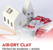 White Air-Dry Modeling Clay – 2.2 lb Block