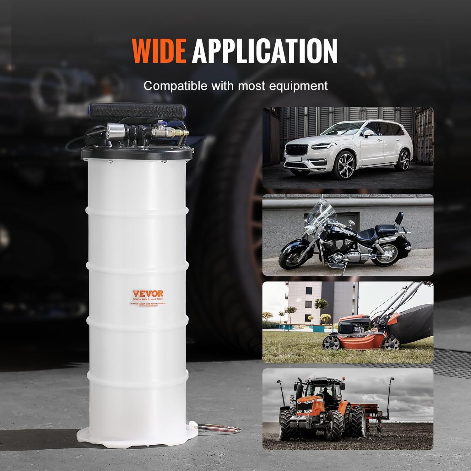 6.5L Pneumatic & Manual Automotive Fluid Extractor Pump