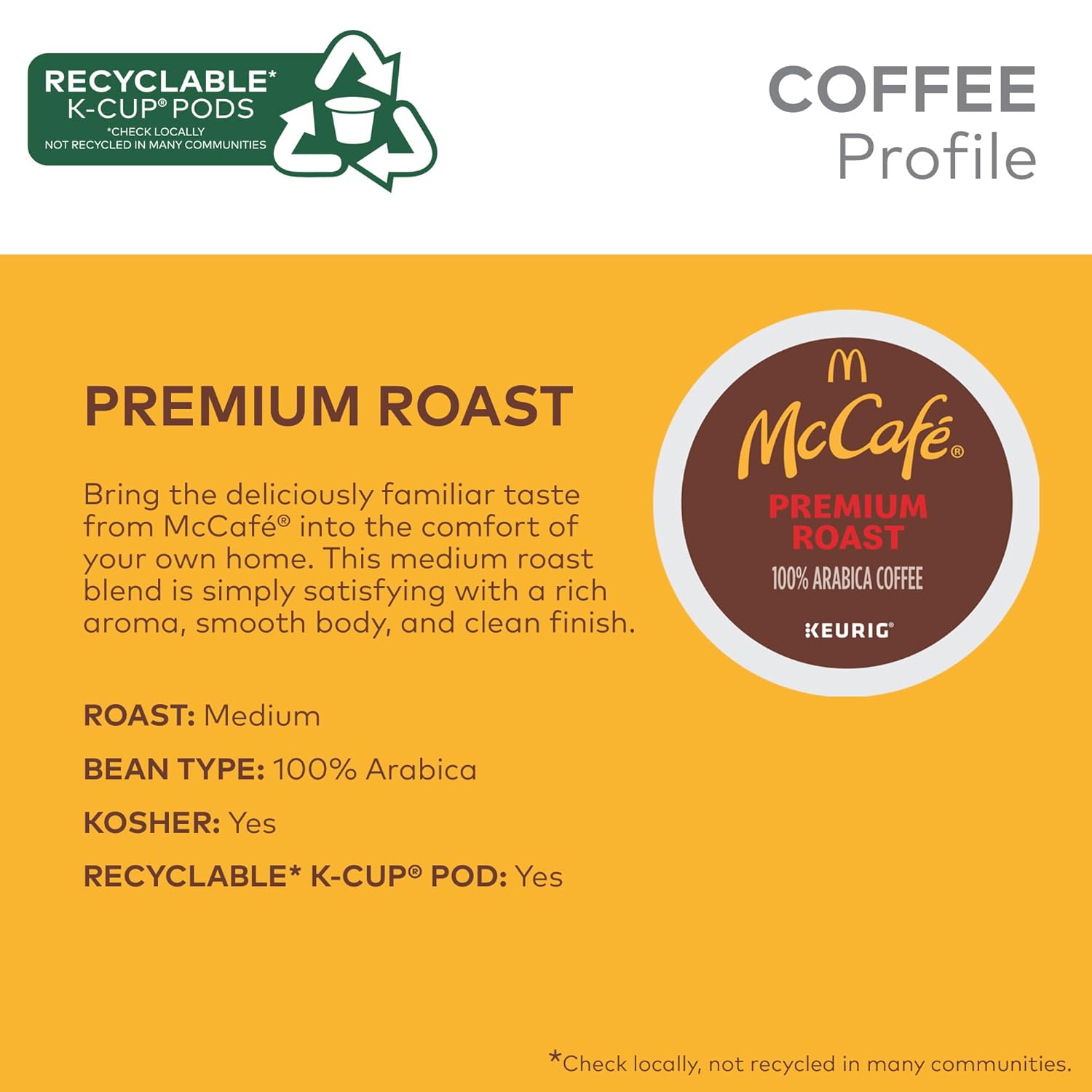 Premium Medium Roast Coffee Pods