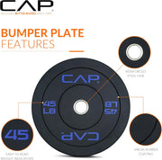 Rubber Olympic Bumper Weight Plate