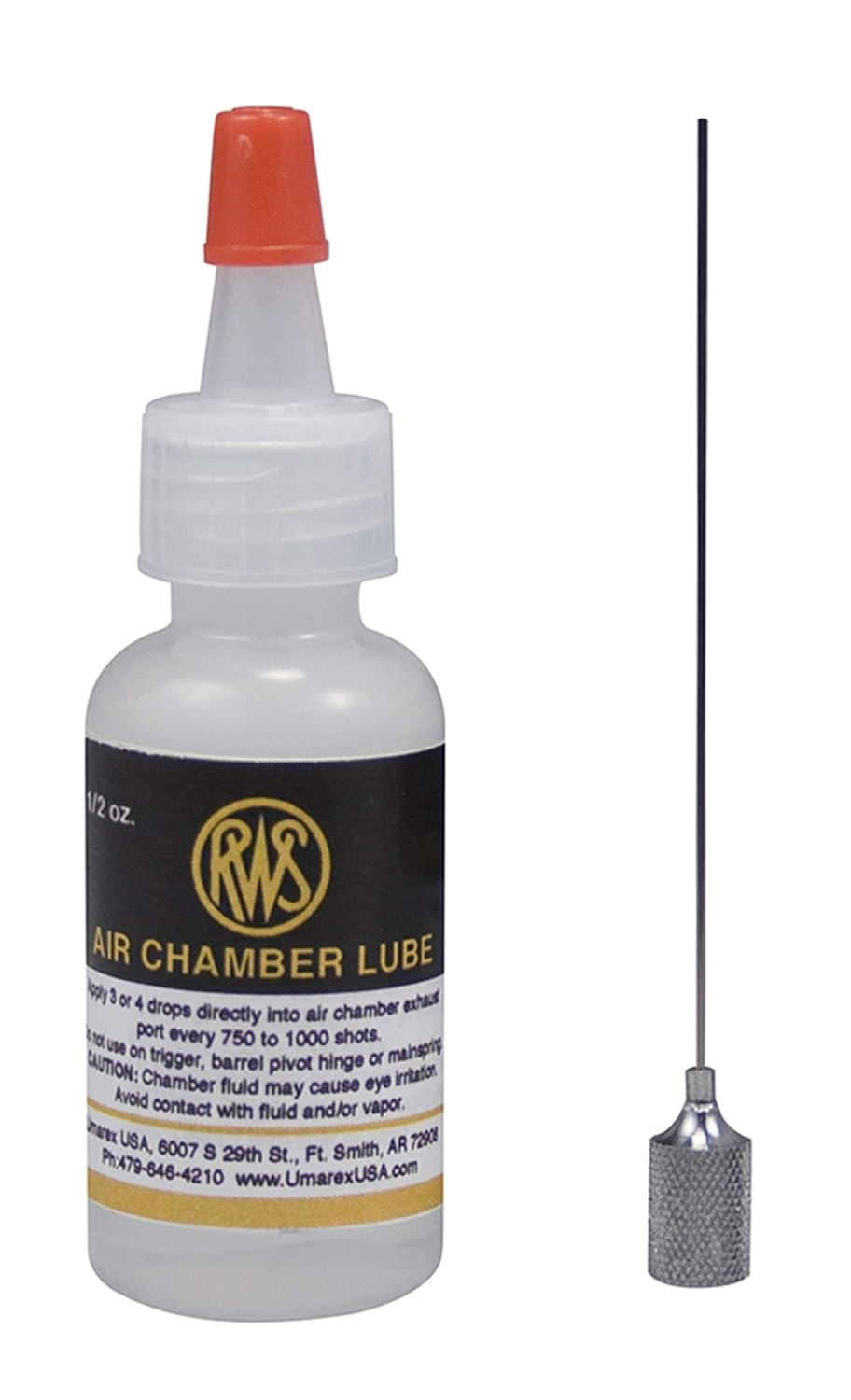 Air Gun Chamber Lubricant with Precision Applicator