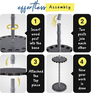 16-Rod Fishing Rod Storage Rack