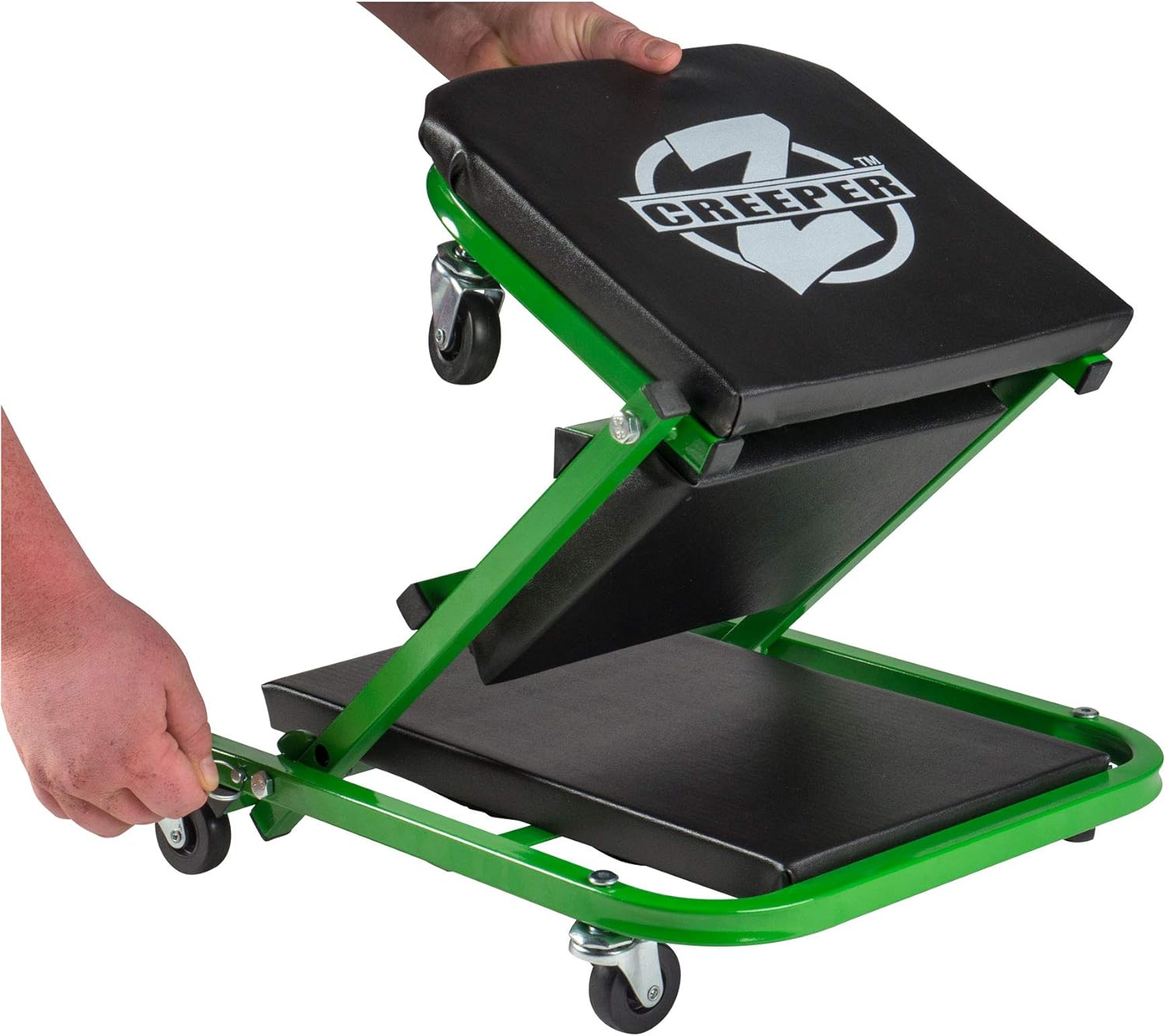 300 lb Mechanic Creeper – Black & Green