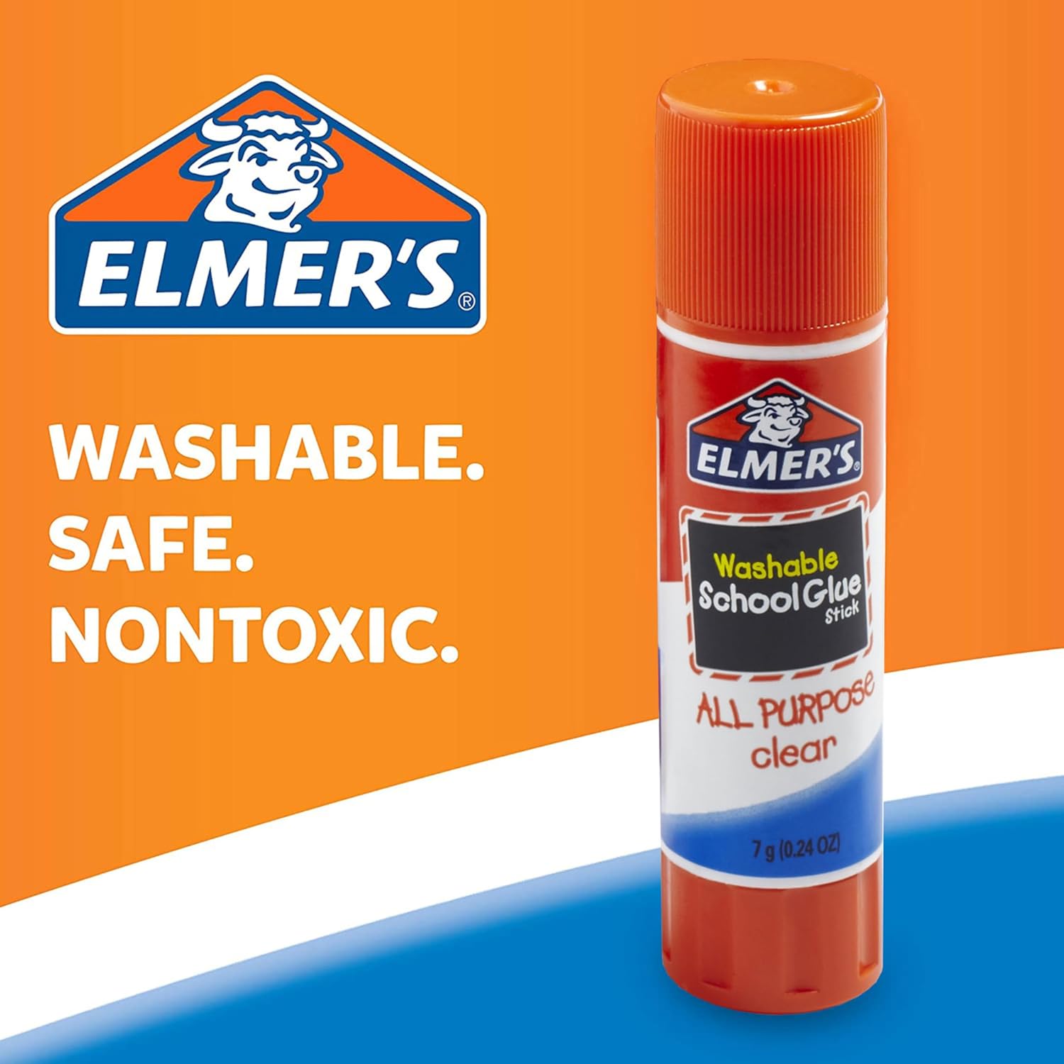 Clear Washable School Glue Sticks – 30 Pack