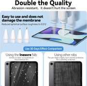 Mixed-Style Digital Stylus Replacement Tips with Case – 8 Pack
