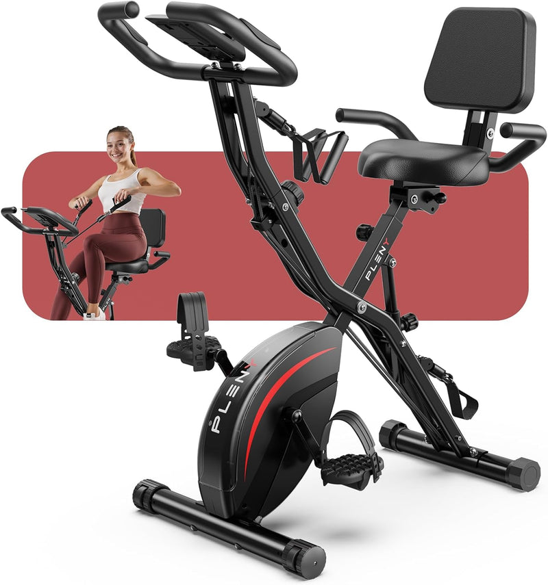 5-in-1 Folding Stationary Exercise Bike