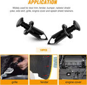 GOOACC GRC-70 Engine Under Cover Fastener Clips – 35-Piece