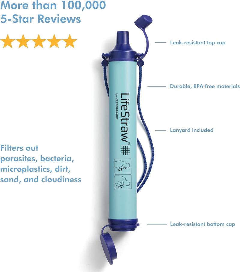 Personal Water Filter Straw
