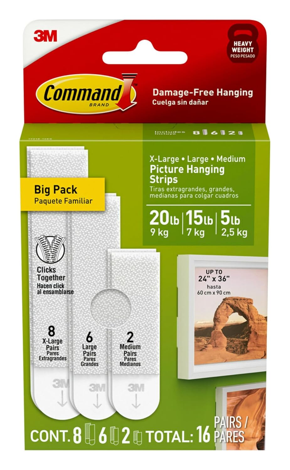 Picture Hanging Strips Set
