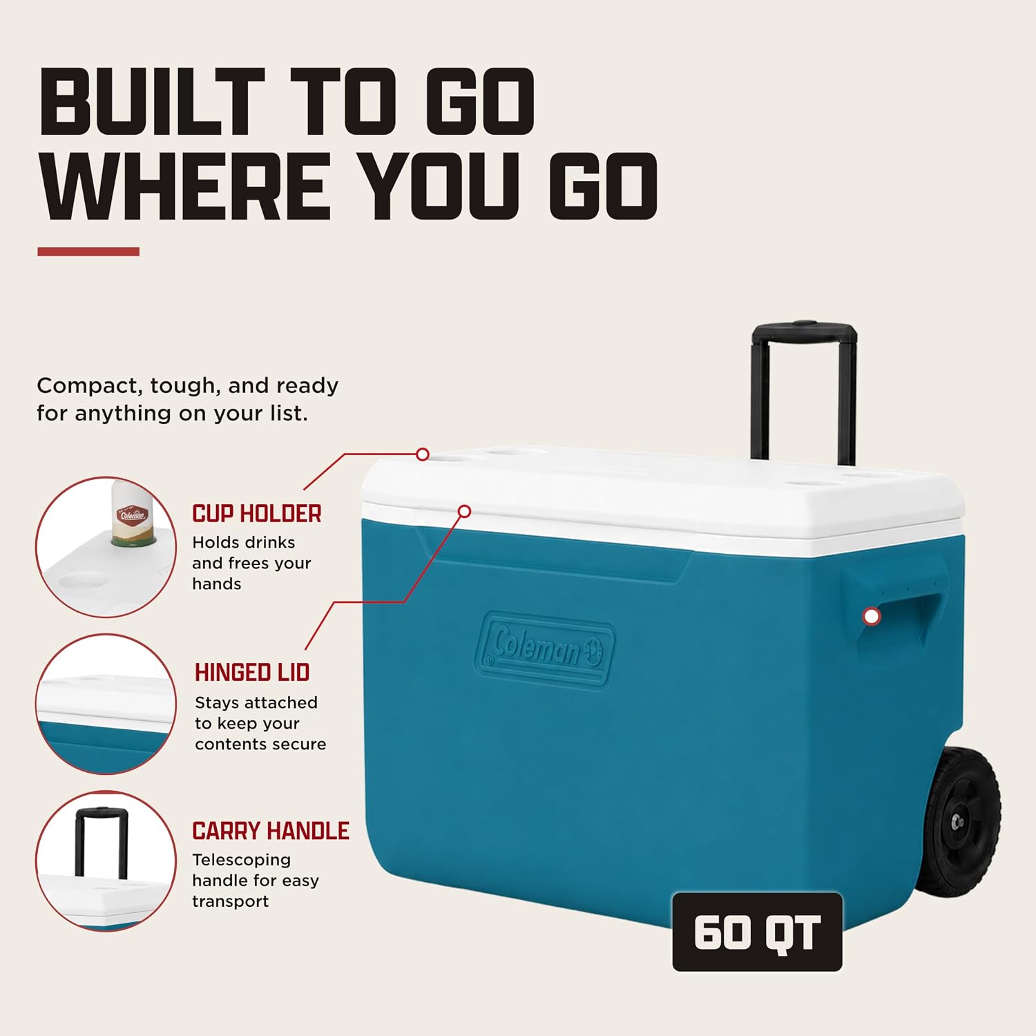 Portable Ice Retention Cooler