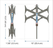 Tandem Wheel Stabilizers with Handle – 2 Pack