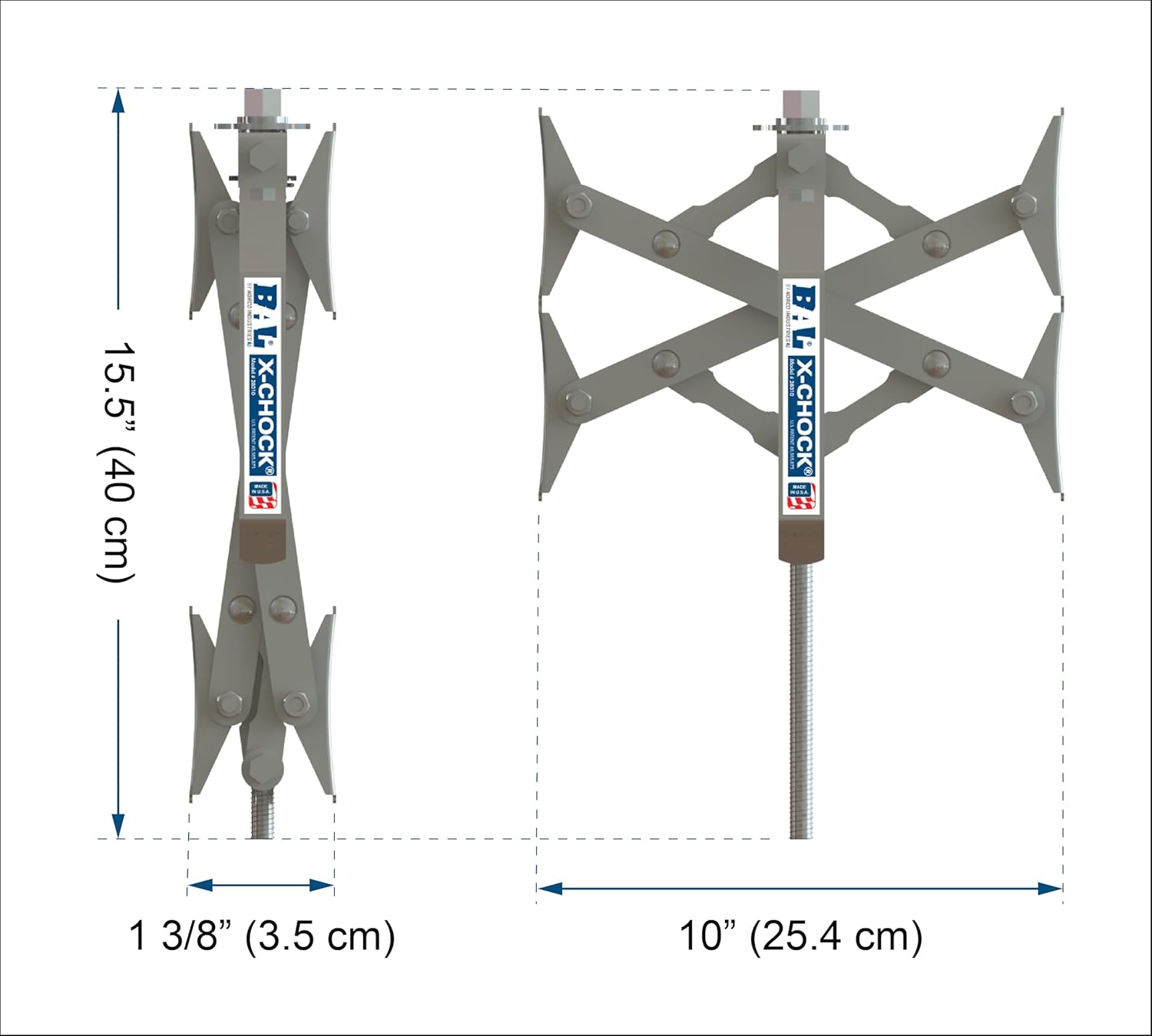 Tandem Wheel Stabilizers with Handle – 2 Pack
