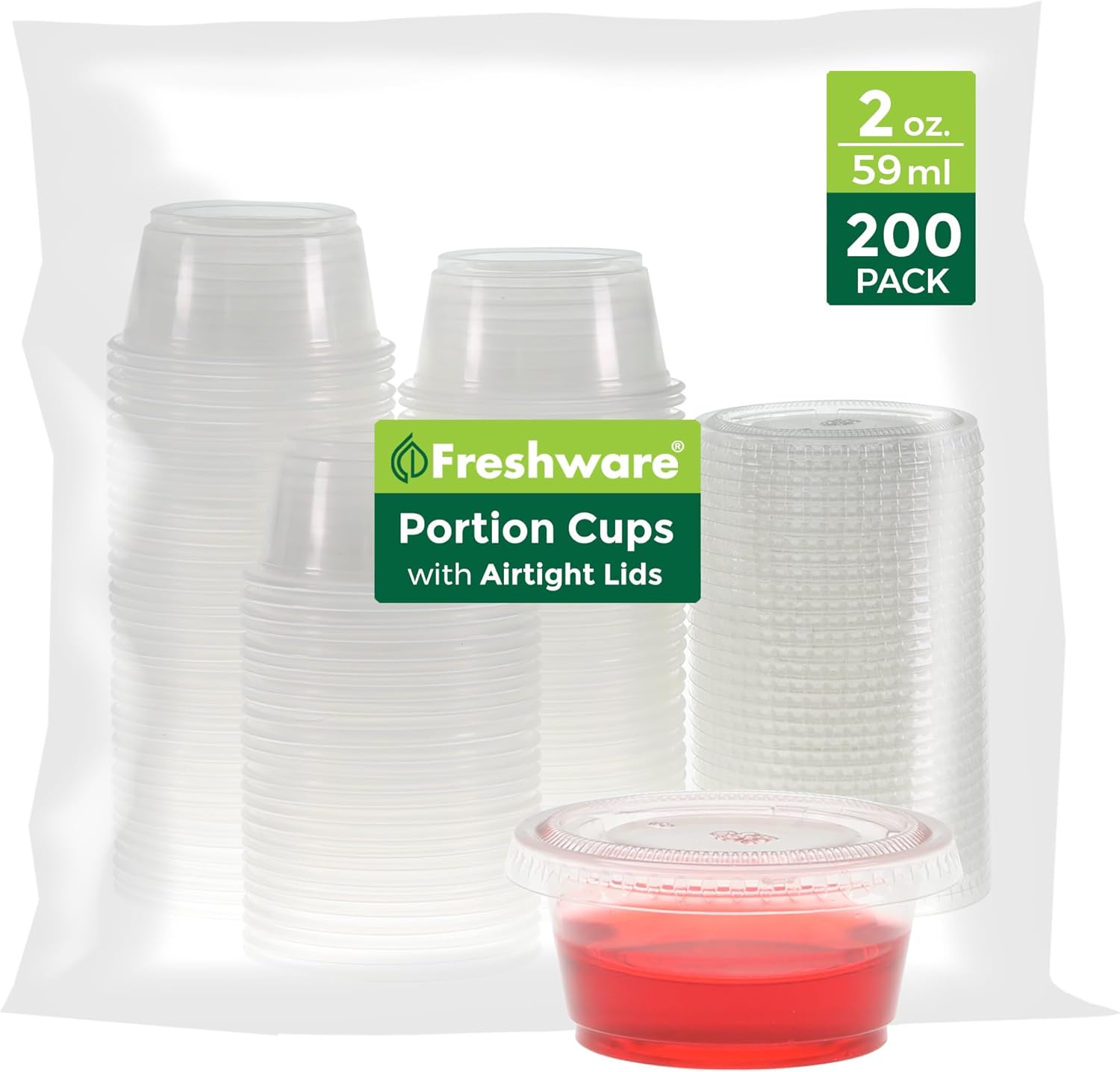 Plastic Portion Cups Set