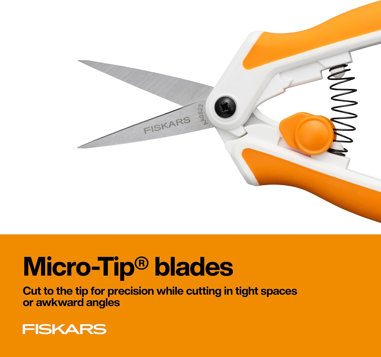 6-Inch Spring-Assisted Micro-Tip Scissors