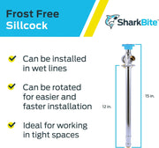 12 Inch Frost Free Sillcock Valve