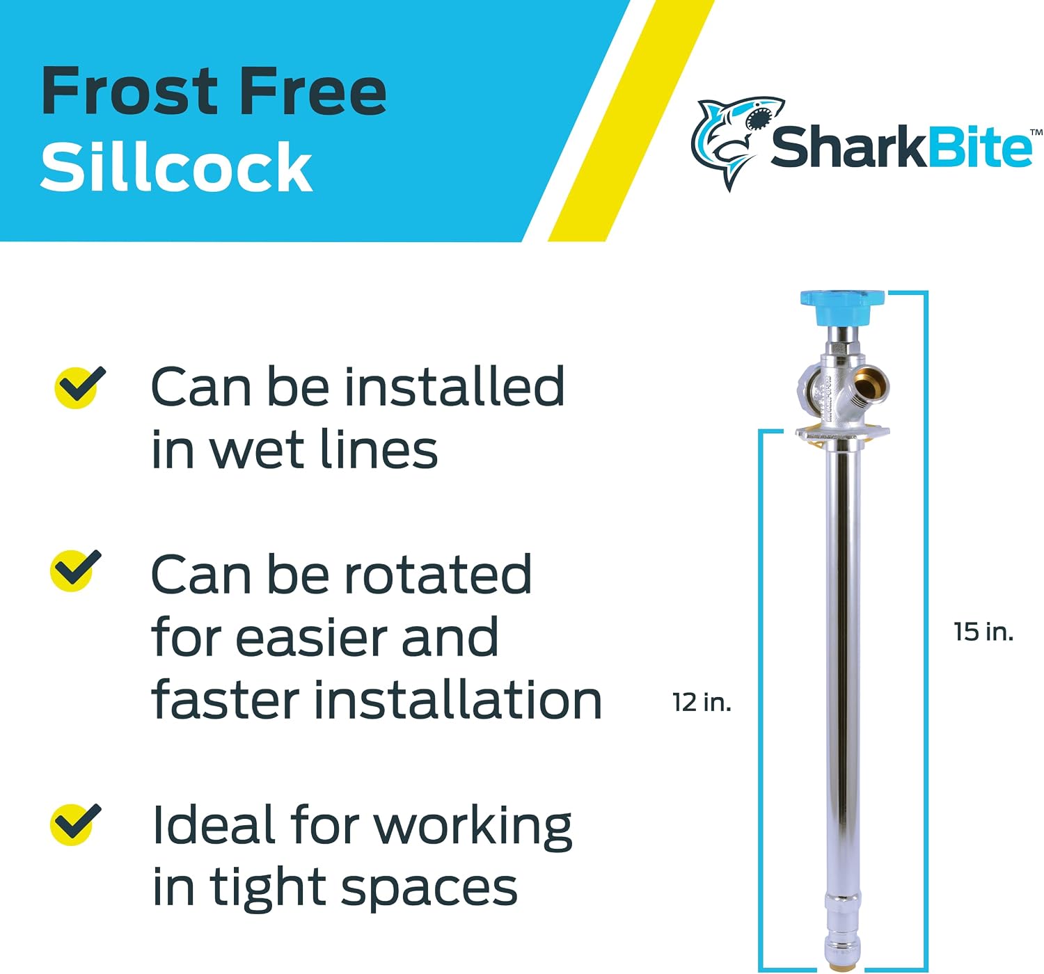 12 Inch Frost Free Sillcock Valve