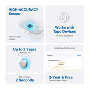 Tapo T310 Smart Temperature & Humidity Sensor