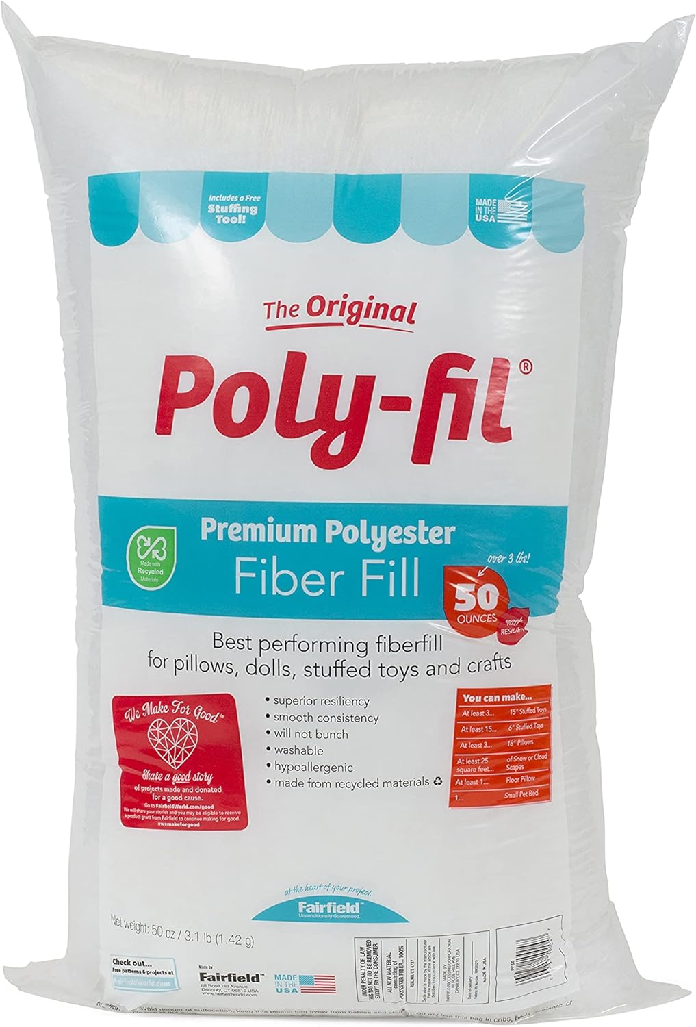 Premium Polyester Fiber Fill