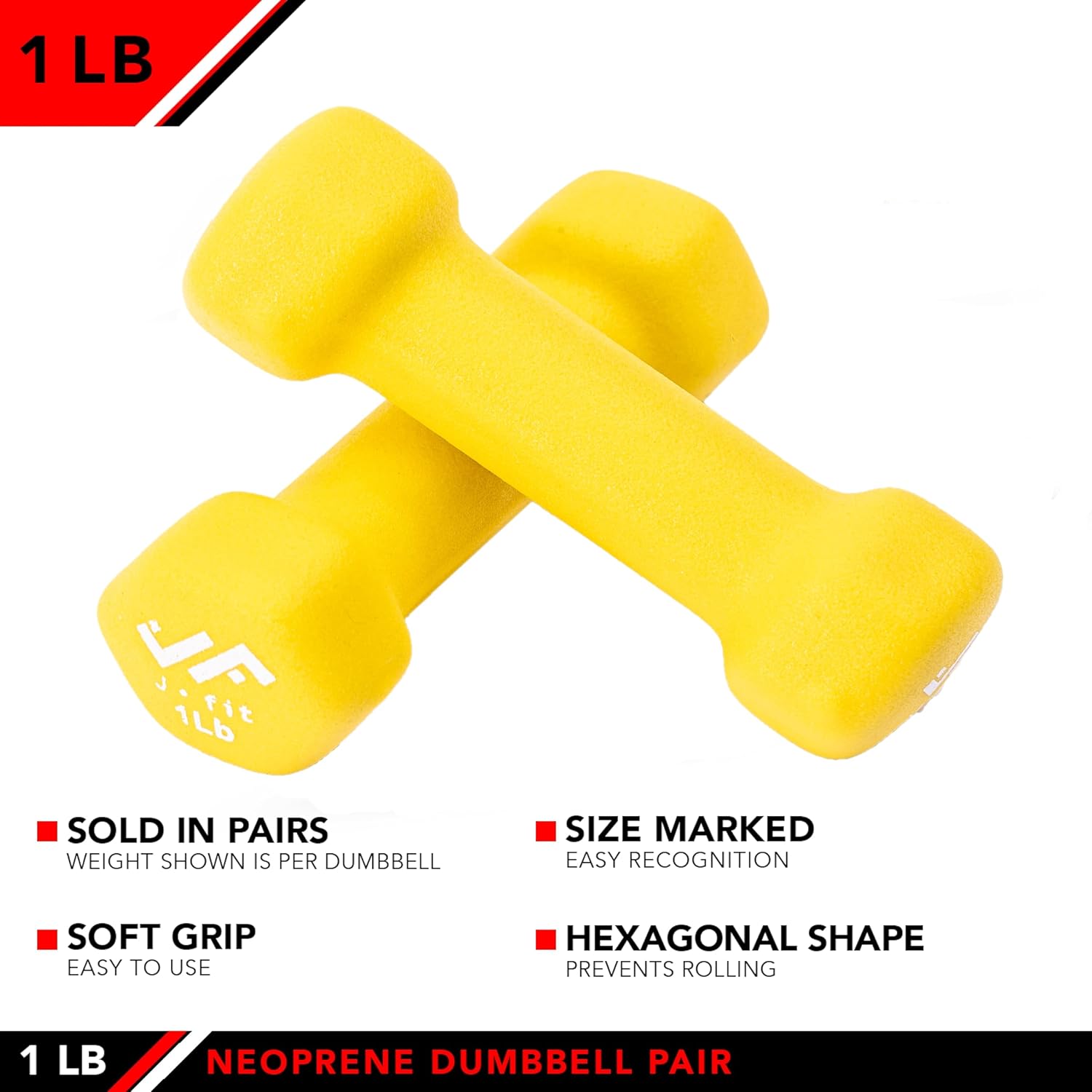 Neoprene & Vinyl Coated Dumbbell Set for Home Gym