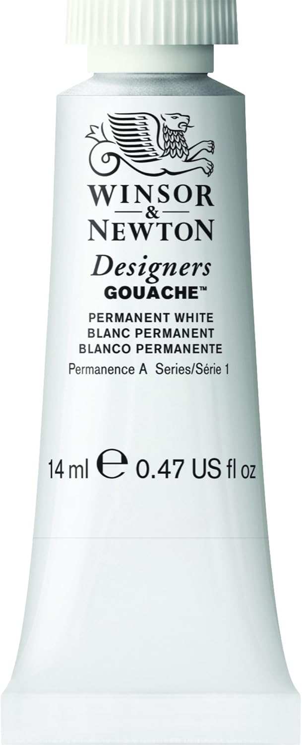 Permanent White Gouache Paint