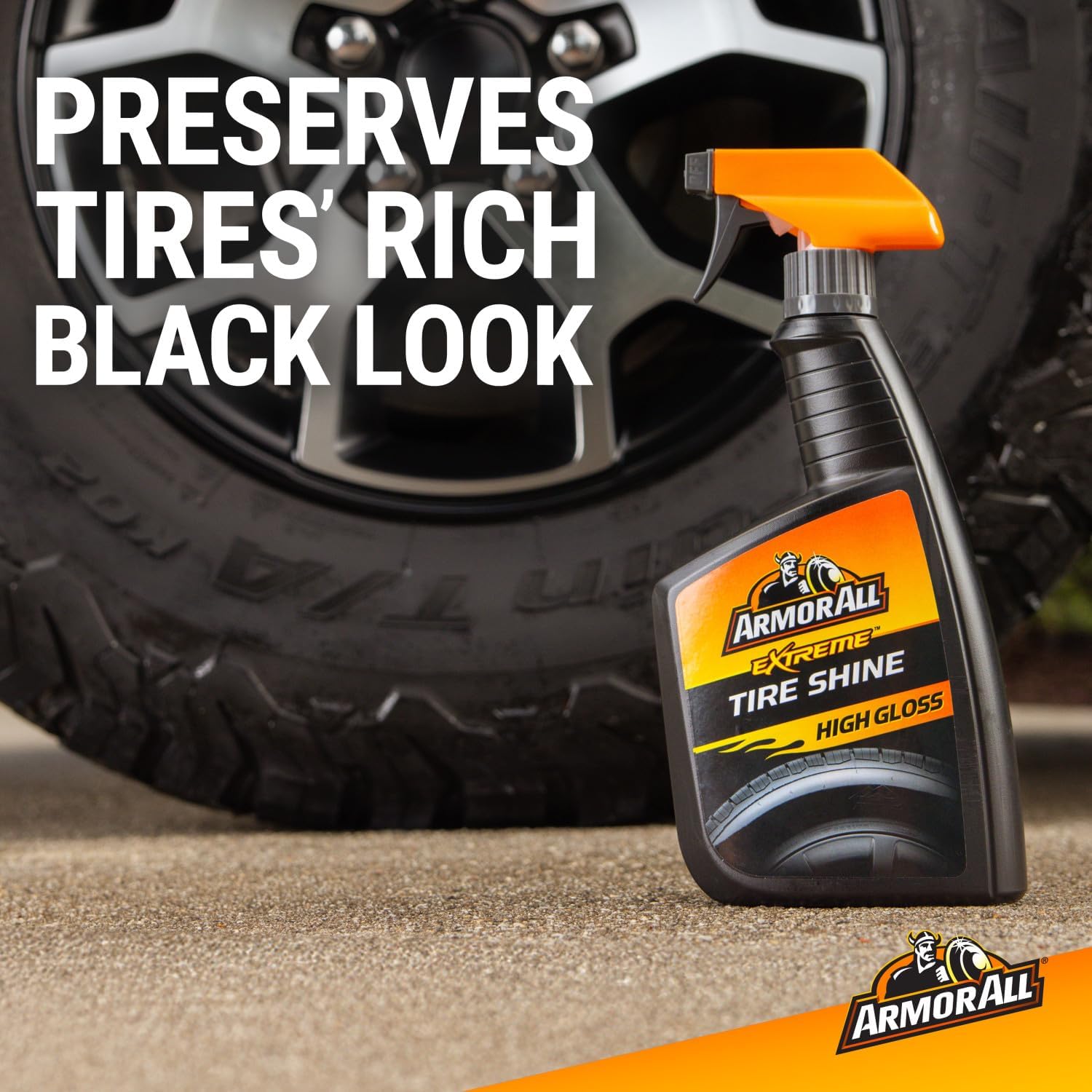 No-Wipe Tire Shine Spray – 2 Pack