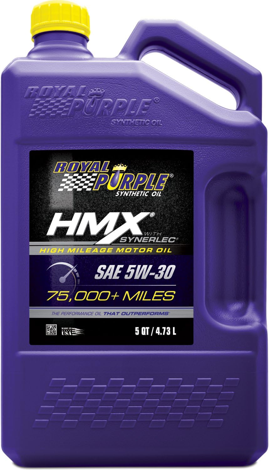 High-Mileage Full Synthetic Motor Oil – SAE 5W-30, 5 Quart