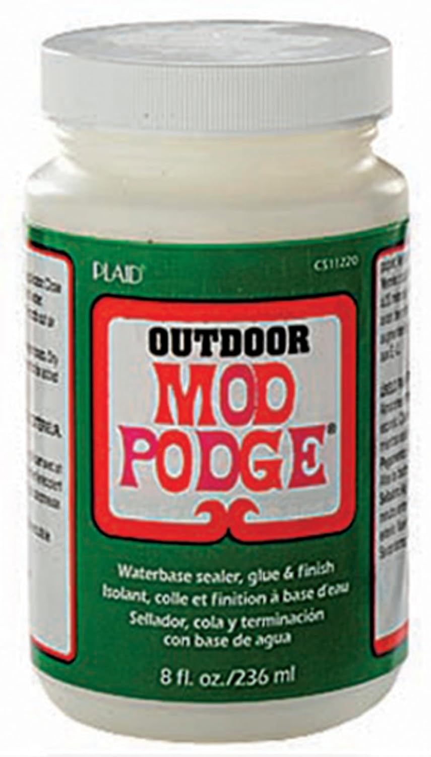 Outdoor Water-Based Craft Sealer, Glue & Finish – 8 oz