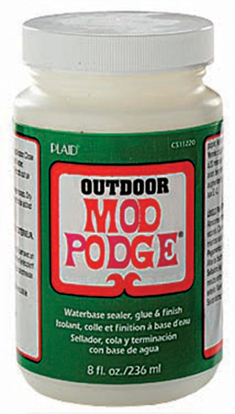 Outdoor Water-Based Craft Sealer, Glue & Finish – 8 oz