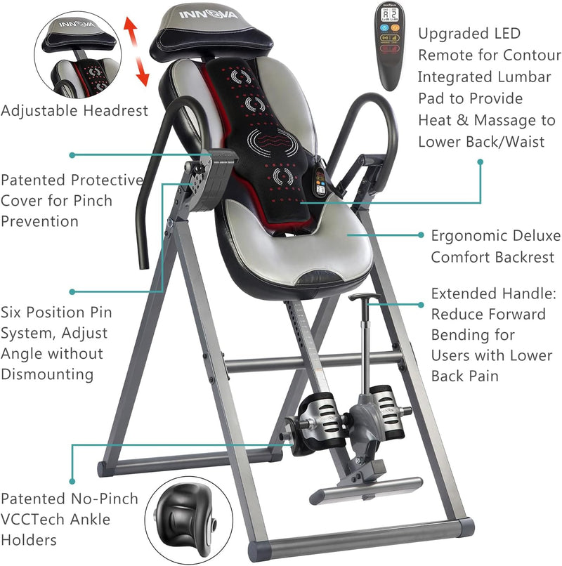 Advanced Heat & Massage Inversion Table