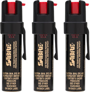 Sabre Compact 3-in-1 Pepper Spray, Tear Gas & UV Marking Dye Defense Spray