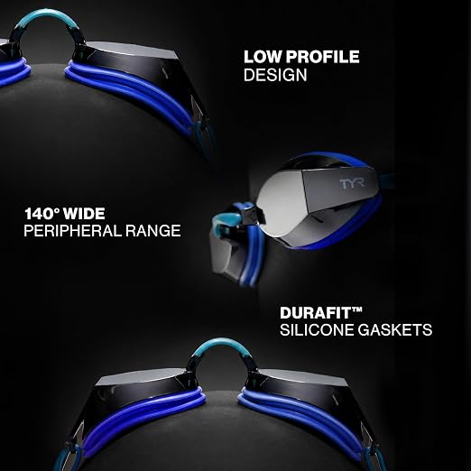 Low Profile Racing Swim Goggles