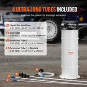 6.5L Pneumatic & Manual Automotive Fluid Extractor Pump