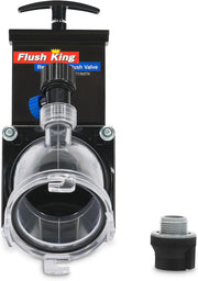 45-Degree RV Reverse Flush Valve with Clear Body