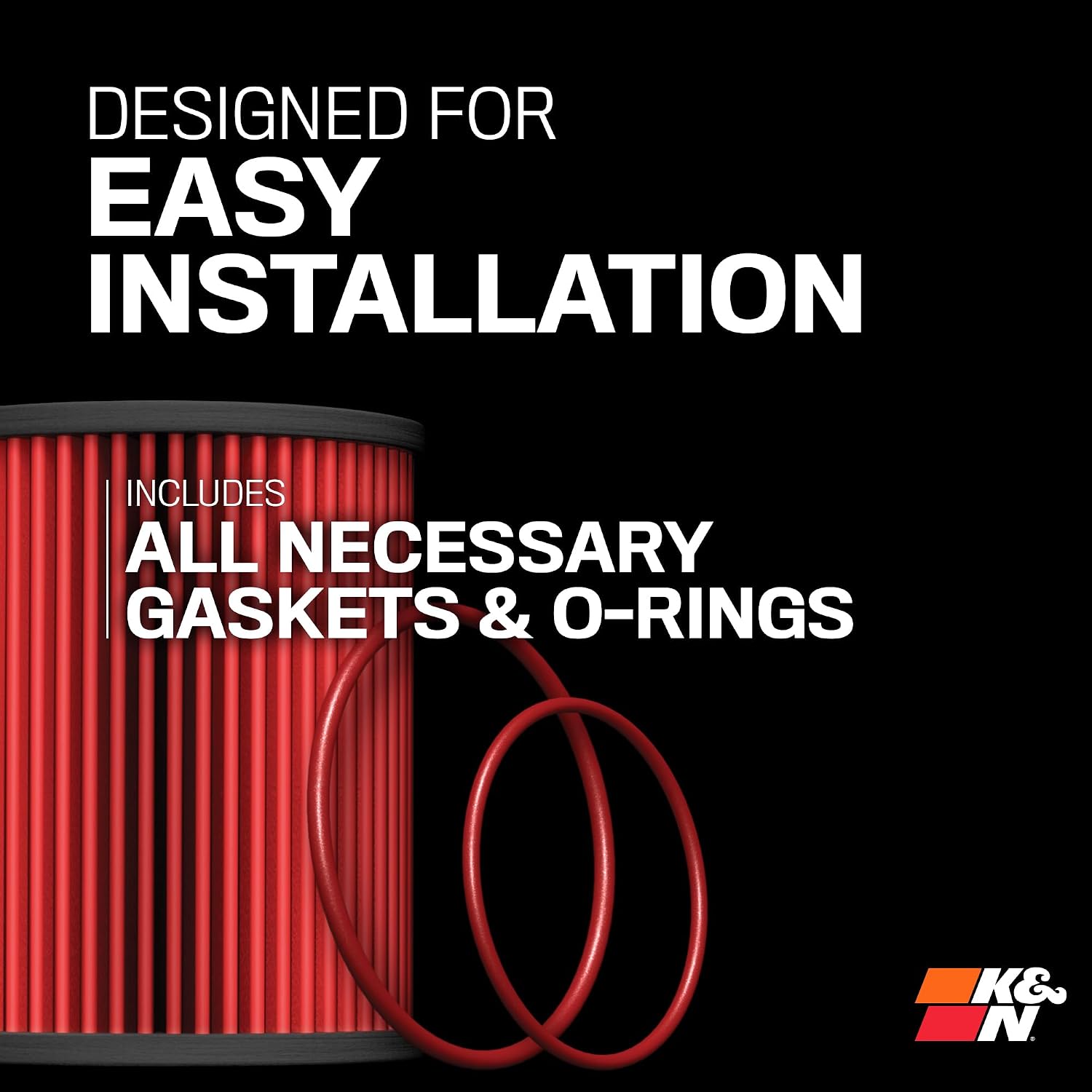 K&N HP-7026 High Performance Oil Filter – 20,000 Mile Protection