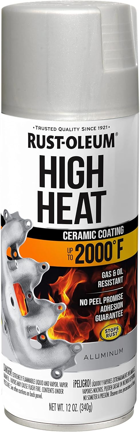 High-Heat Automotive Spray Paint – Flat Aluminum