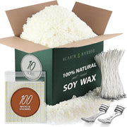 Natural Soy Wax Flakes for Candle Making – 10 lb