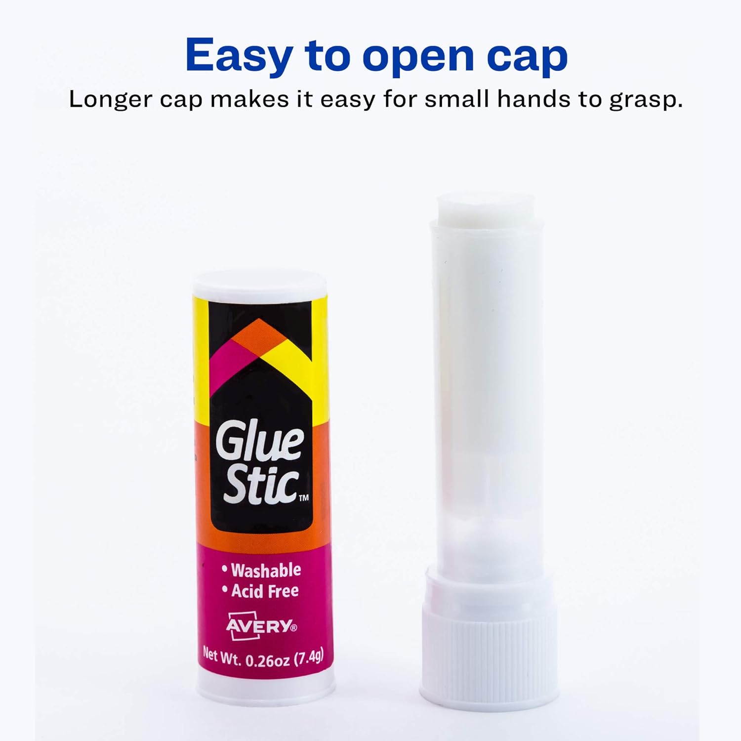 Washable Permanent Glue Sticks – 0.26 oz, 2 Pack