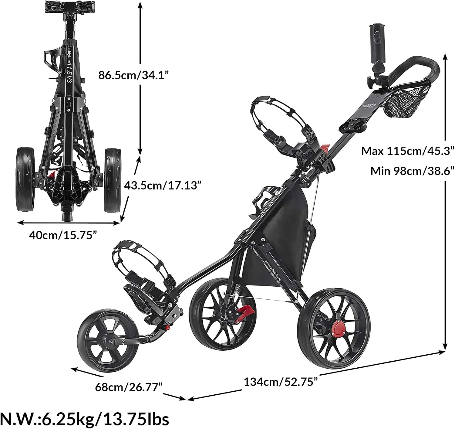 Lightweight Golf Push Cart