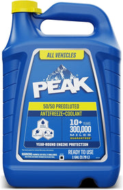 All-Vehicle Yellow 50/50 Prediluted Antifreeze & Coolant – 1 Gallon