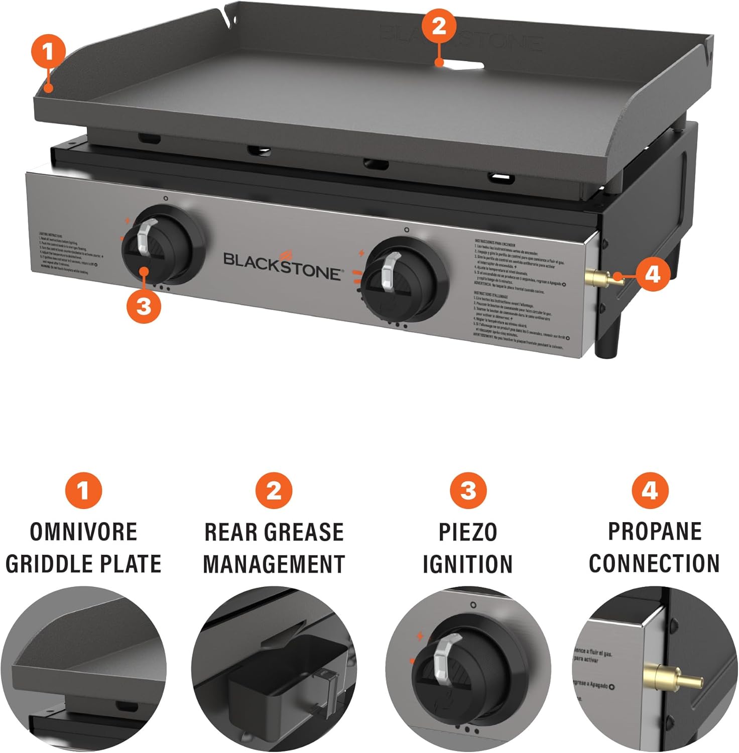 22" Tabletop Griddle