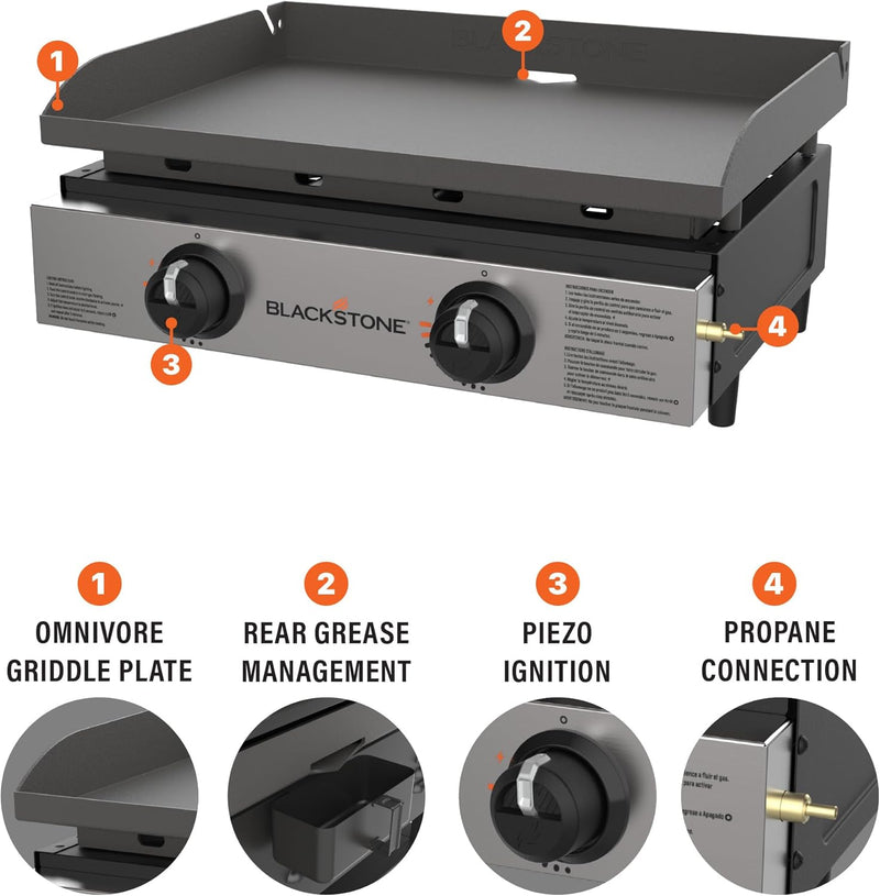 22" Tabletop Griddle