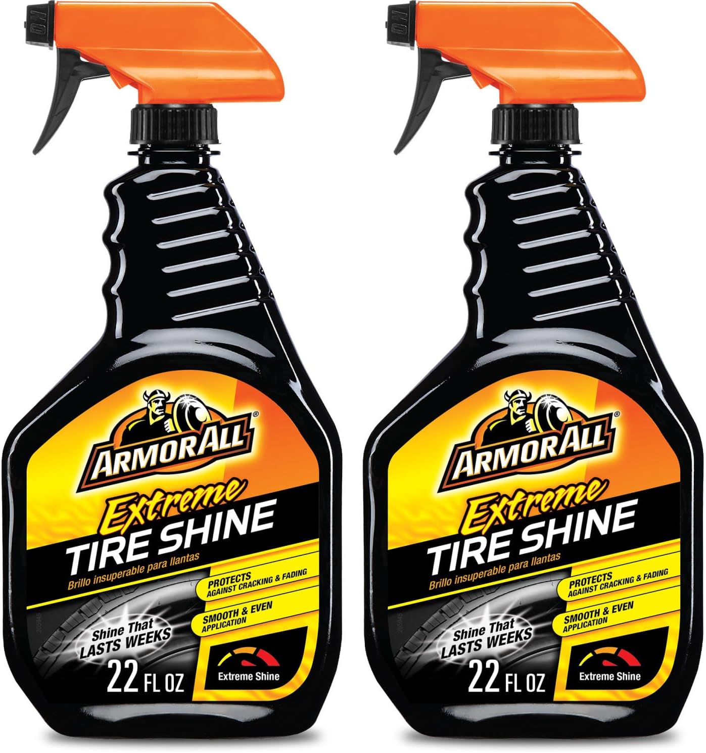 No-Wipe Tire Shine Spray – 2 Pack