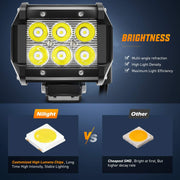 18W LED Spot Light Pods – 2 Pack