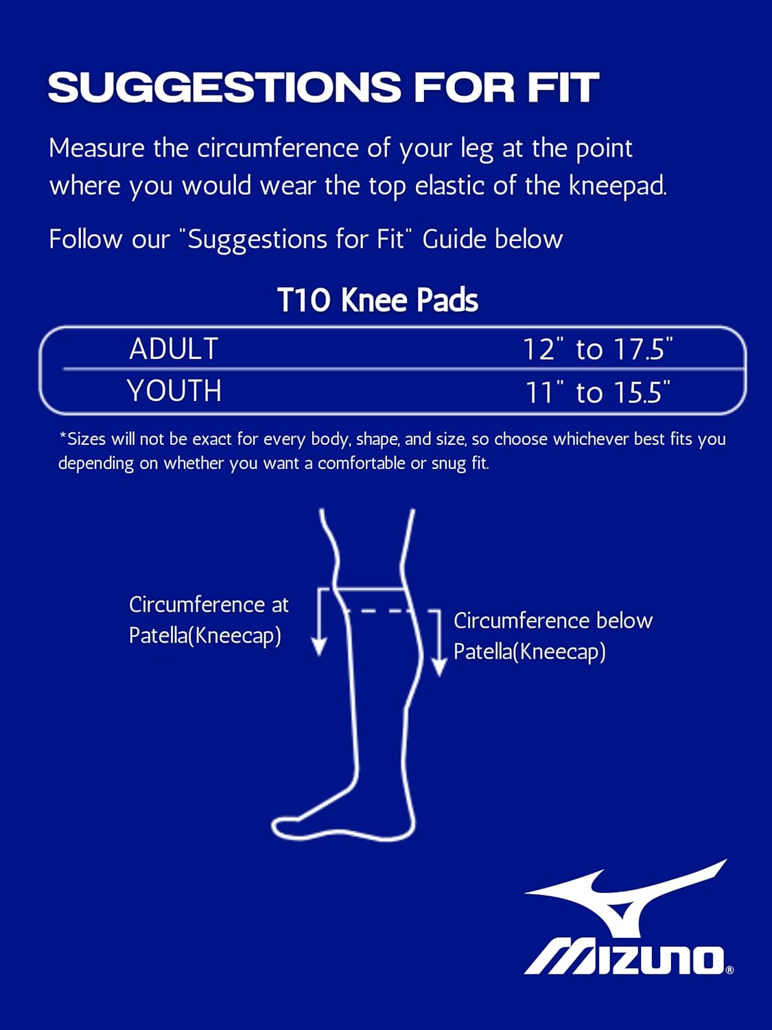 Youth T10 Plus Volleyball Knee Pads