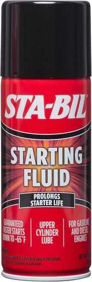 Cold-Weather Engine Starting Fluid with Upper Cylinder Lubricant – 11 oz
