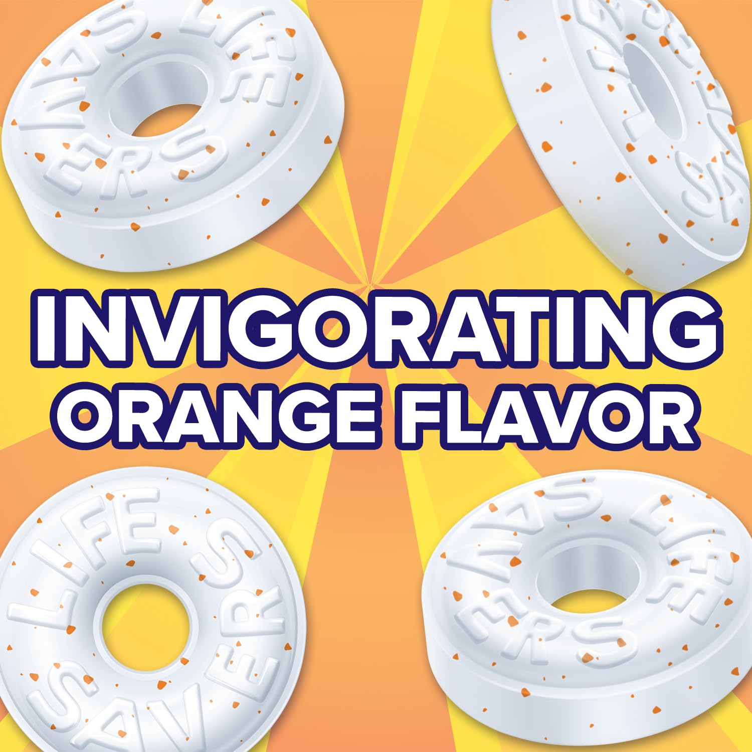 Orange Hard Mint Candy