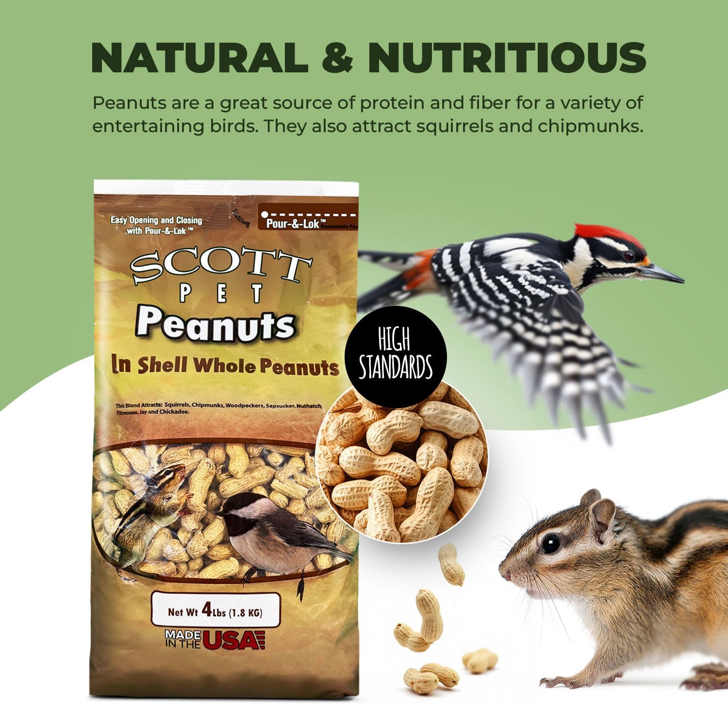 Whole Peanut Bird Food