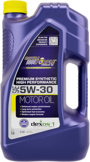 Royal Purple 51530 SAE 5W-30 High-Performance Synthetic Motor Oil – 5 Qt