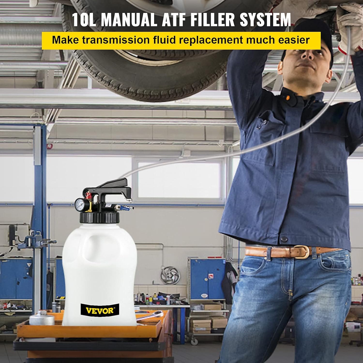 10-Liter Two-Way Transmission Fluid Refill & Extraction Pump Kit