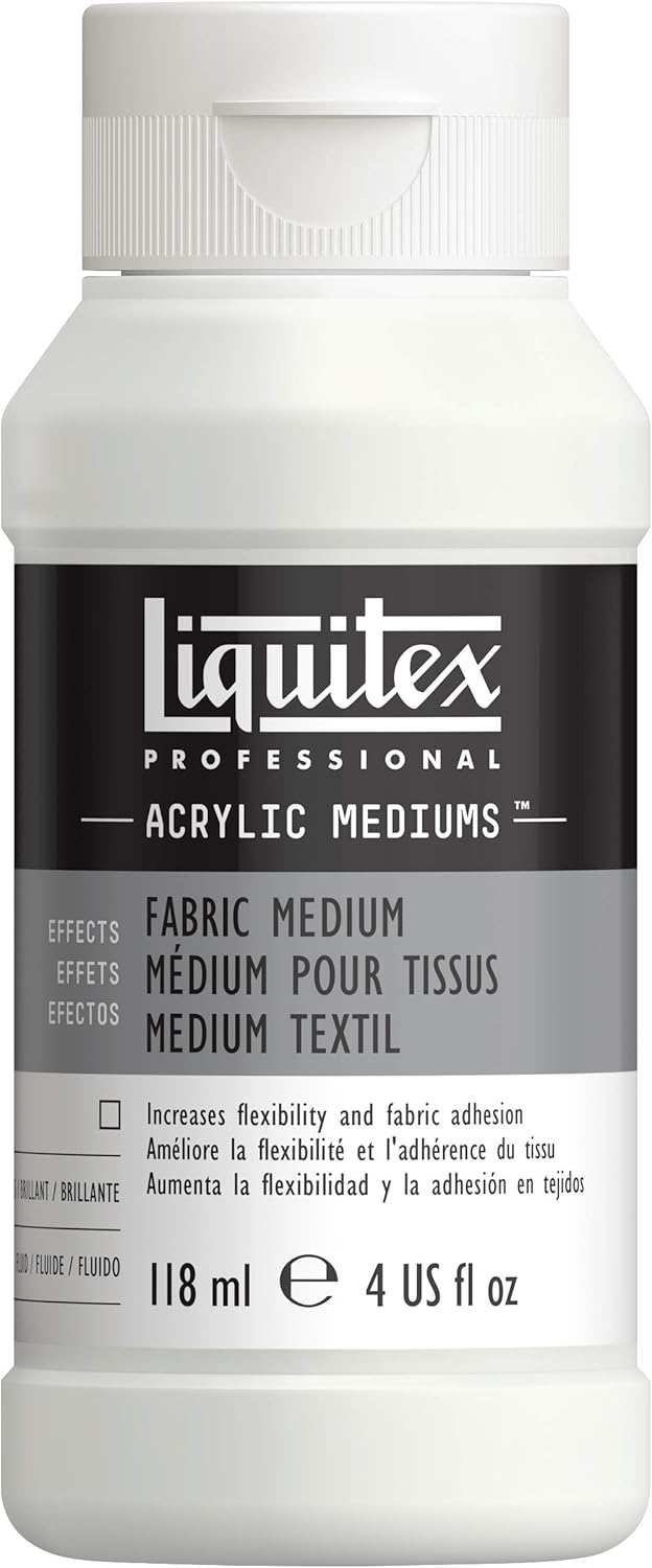 Acrylic Fabric Painting Medium – 4 oz